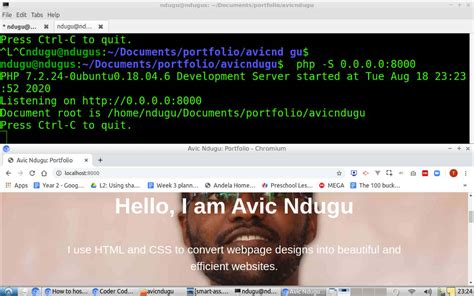 localhost 8000 home.